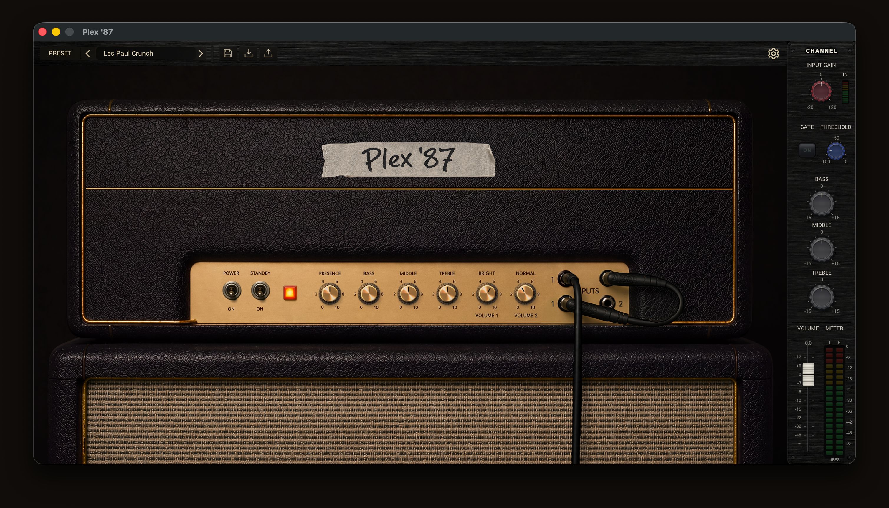Plex '87 interface